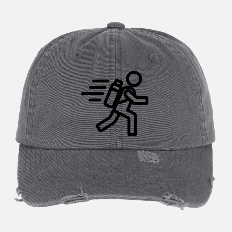 évacuation Casquette vintage effet usé Flexfit