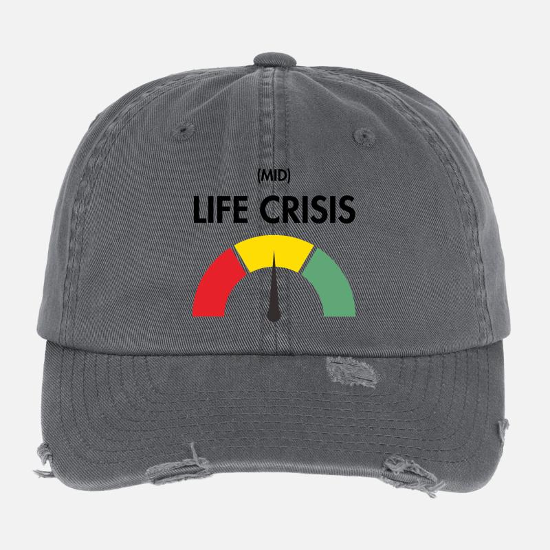 Midlife-Crisis Flexfit Vintage Destroyed Cap