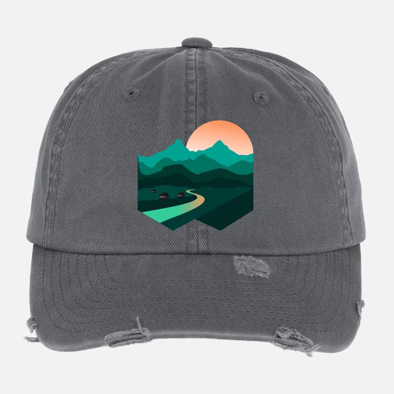Berglied | Einzigartige Ausgabe Flexfit Vintage Destroyed Cap