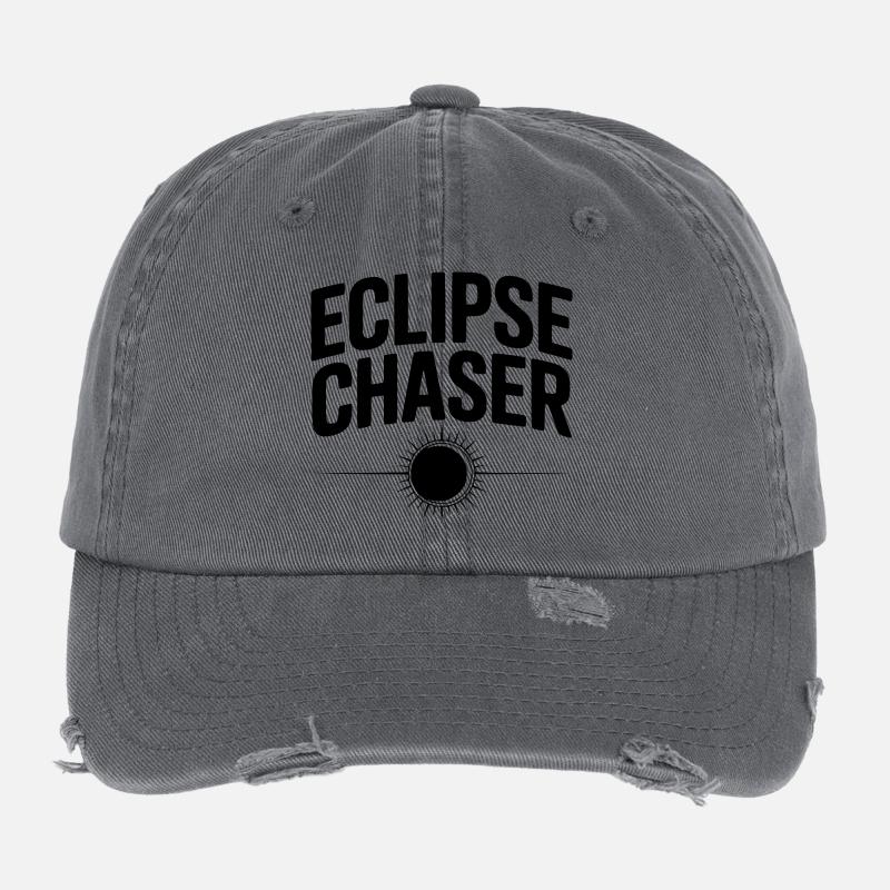 Chasseur d’éclipse Casquette vintage effet usé Flexfit