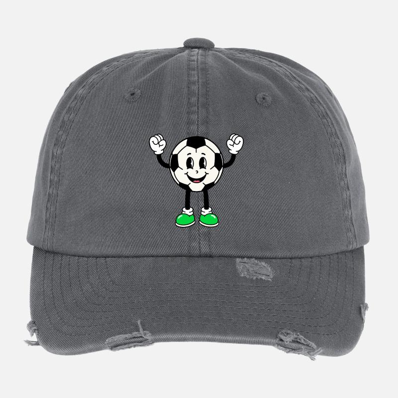 Fußball Fan Flexfit Vintage Destroyed Cap