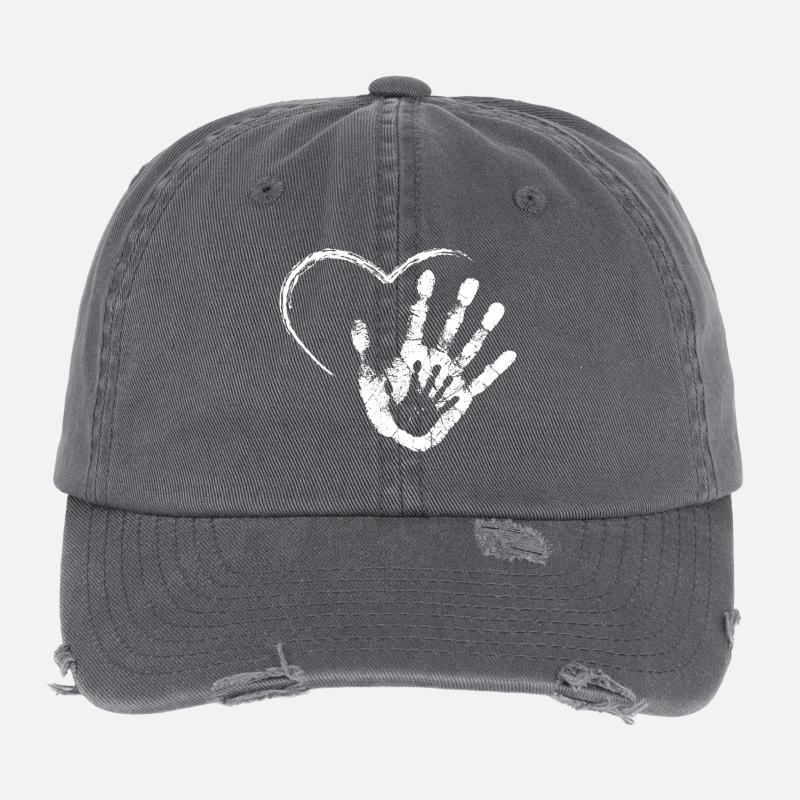MAIN DANS LA MAIN Casquette vintage effet usé Flexfit