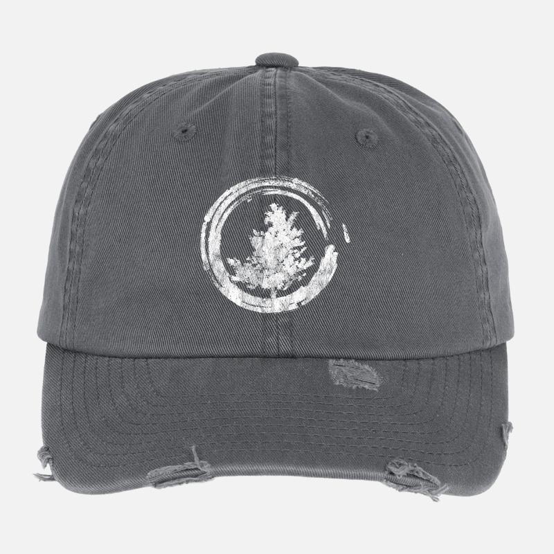 Tree nature conservation nature planting shirt trees Flexfit Vintage Destroyed Cap