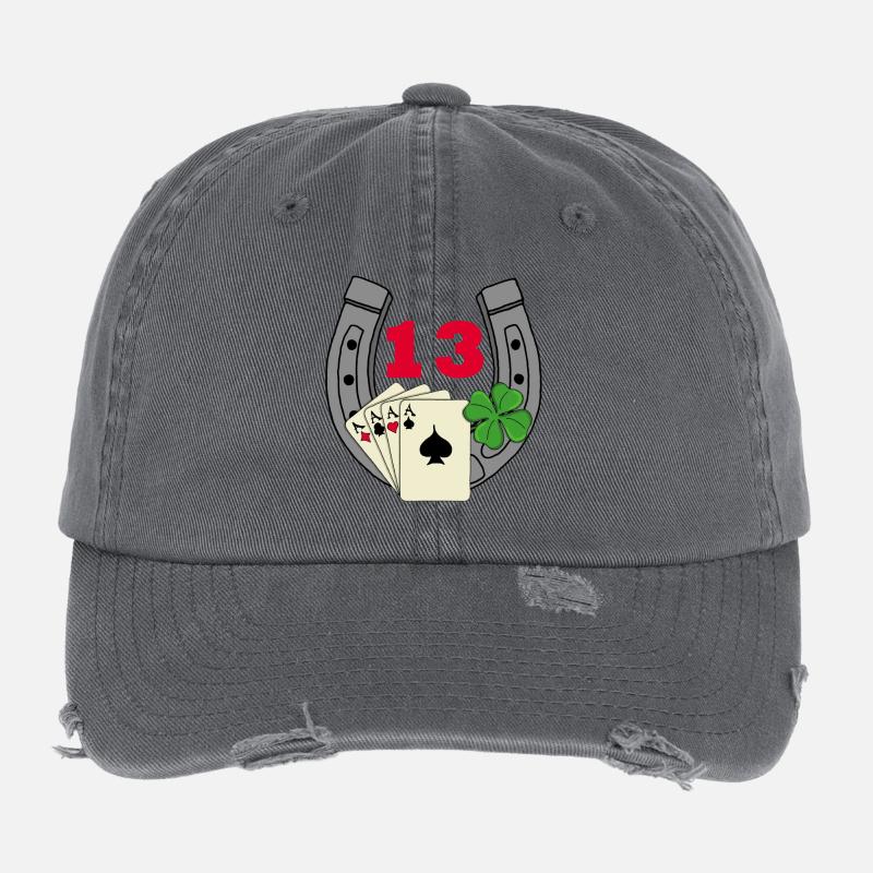 Glück Flexfit Vintage Destroyed Cap