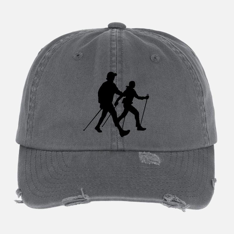 Nordic walking Flexfit Vintage Destroyed Cap