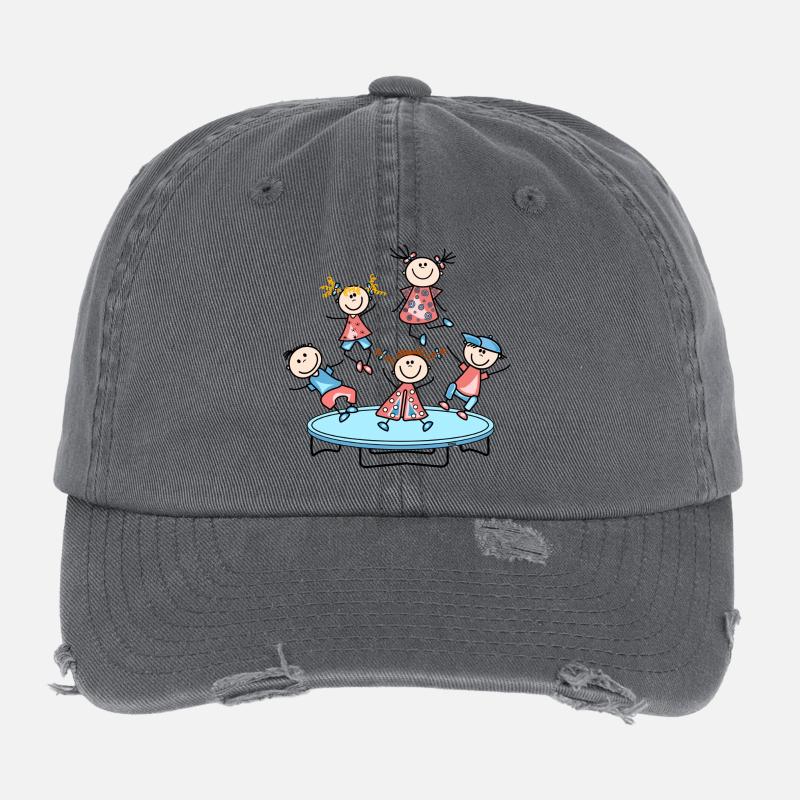Trampoline Casquette vintage effet usé Flexfit