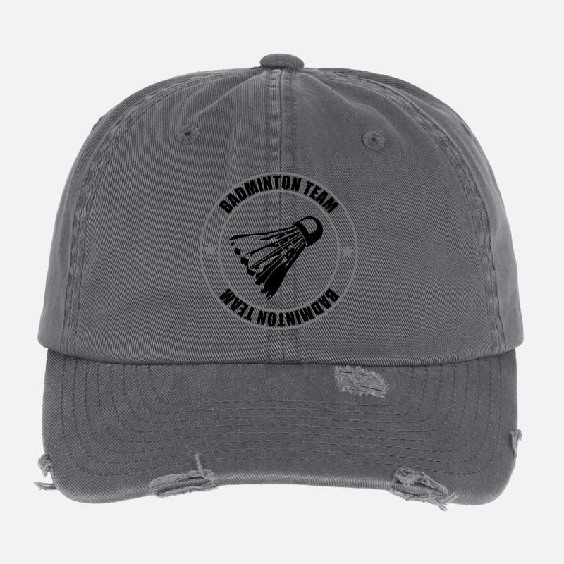 Badminton team Flexfit Vintage Destroyed Cap