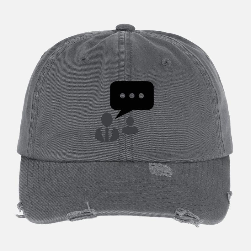 Community Comunication Flexfit Vintage Destroyed Cap