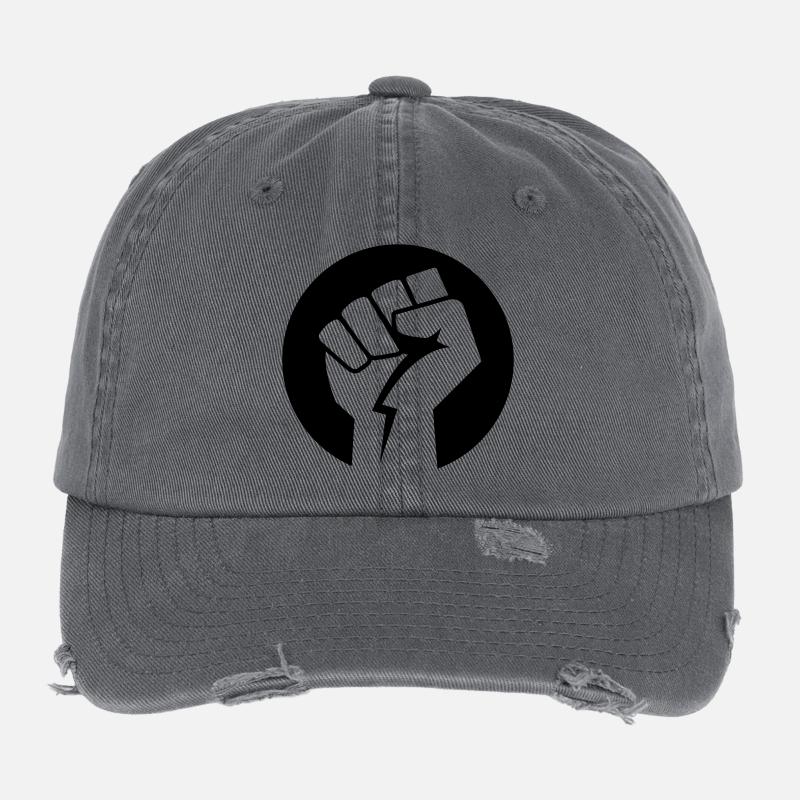 faust revolution kraft Flexfit Vintage Destroyed Cap