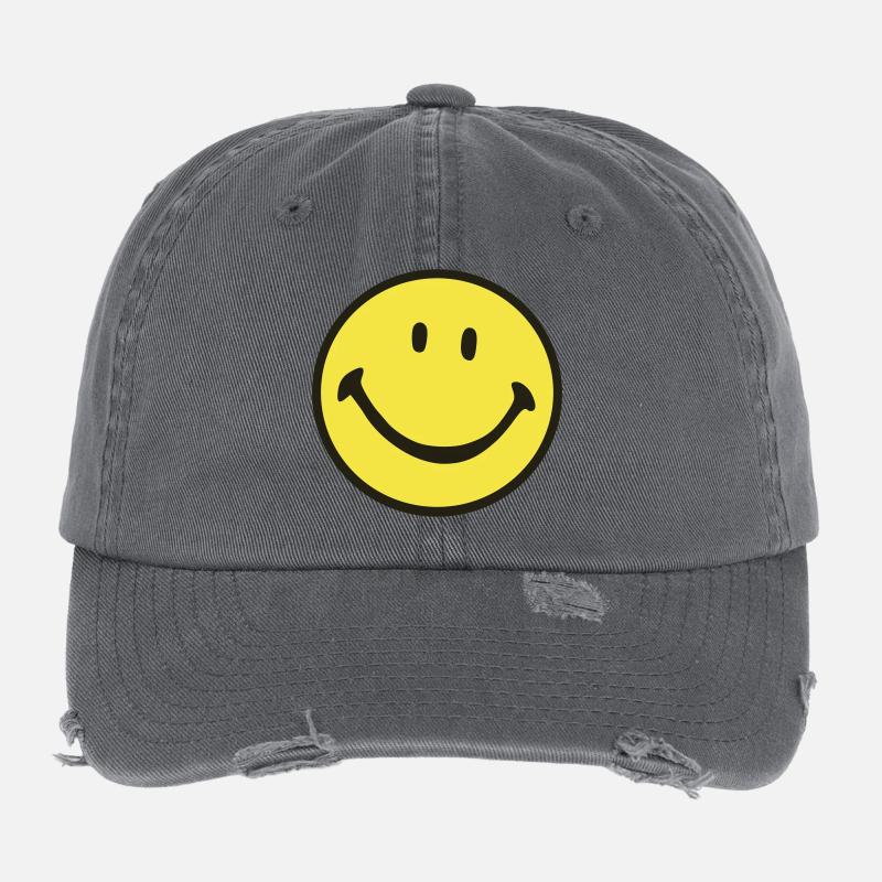 Sourire Casquette vintage effet usé Flexfit