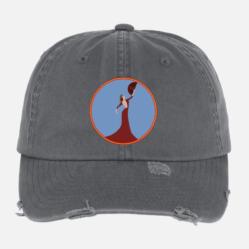 Flamenco Tänzerin Flexfit Vintage Destroyed Cap