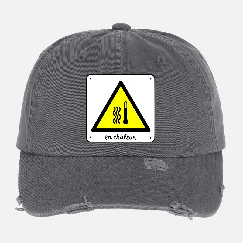 Heat Flexfit Vintage Destroyed Cap