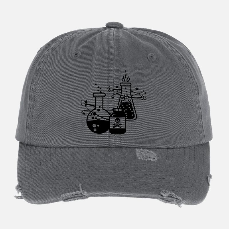 Poison mixing Flexfit Vintage Destroyed Cap