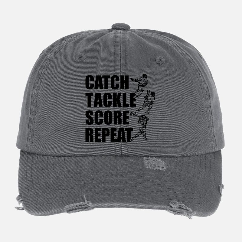 Attraper, plaquer, pointer, répéter Casquette vintage effet usé Flexfit