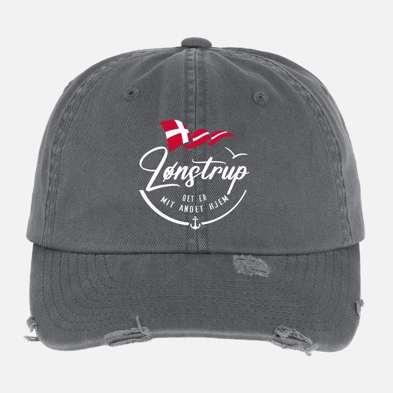 LÖNSTRUP - Ma résidence secondaire - w Casquette vintage effet usé Flexfit