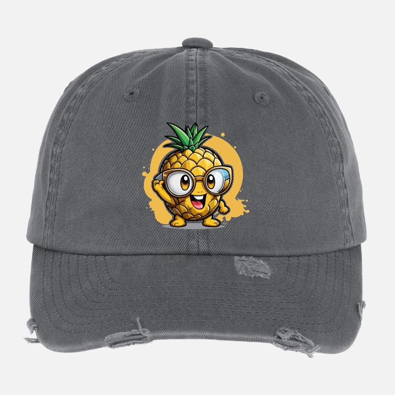 Small pineapple Flexfit Vintage Destroyed Cap