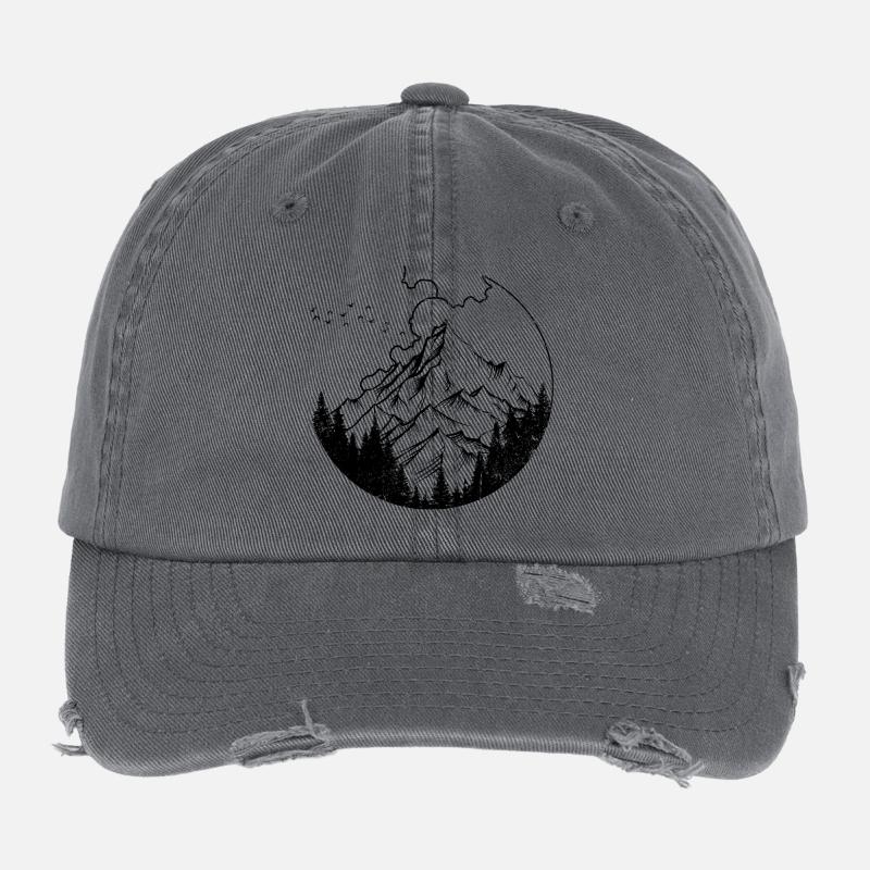 InputRequiredDesignPreview Flexfit Vintage Destroyed Cap