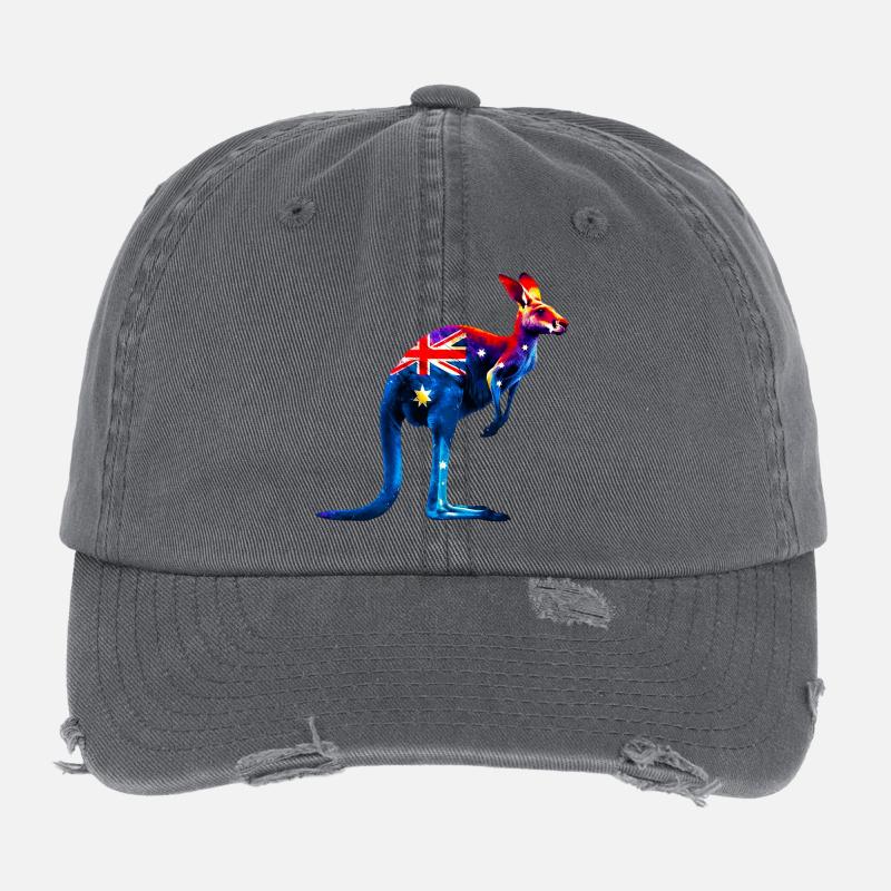 Känguru Flexfit Vintage Destroyed Cap