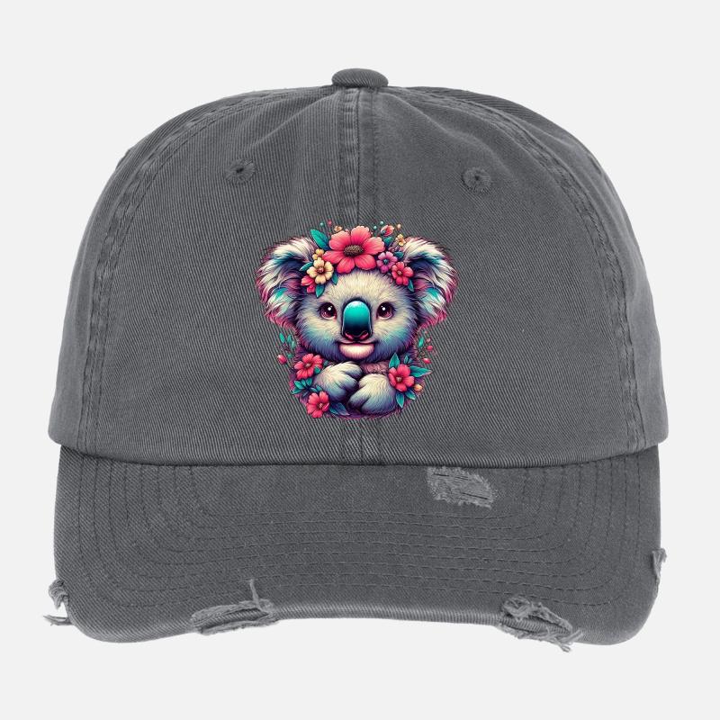 Koala Flexfit Vintage Destroyed Cap