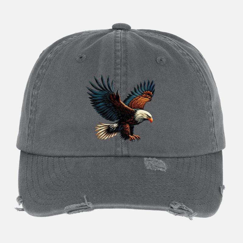 Aigle Casquette vintage effet usé Flexfit