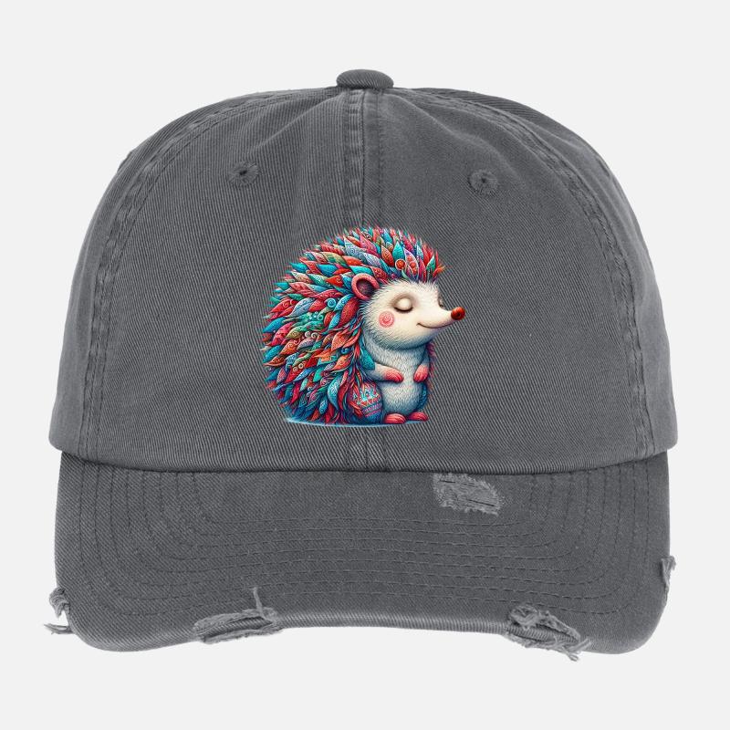 Hedgehog Flexfit Vintage Destroyed Cap