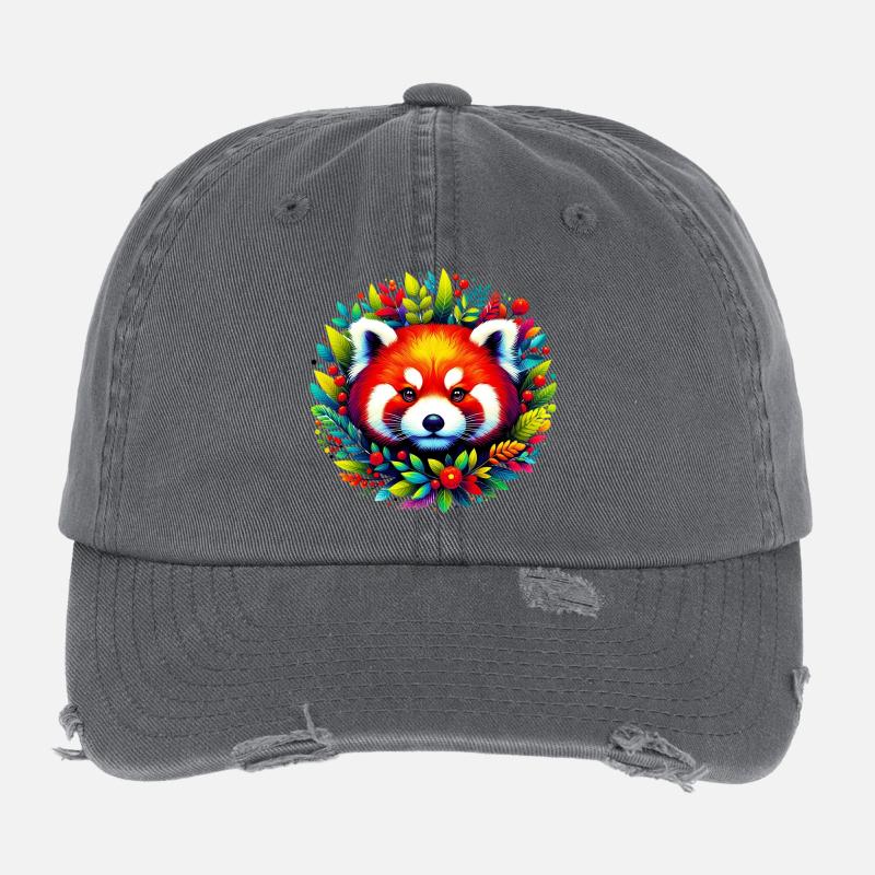 Kleiner Panda Flexfit Vintage Destroyed Cap