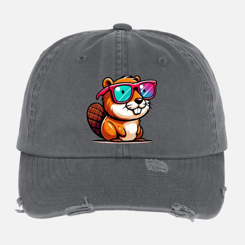 Bieber Flexfit Vintage Destroyed Cap