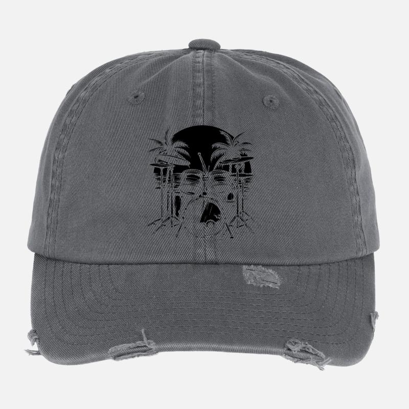 percussion Casquette vintage effet usé Flexfit