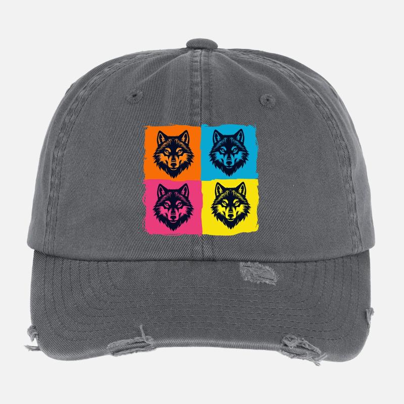 Wolves Flexfit Vintage Destroyed Cap