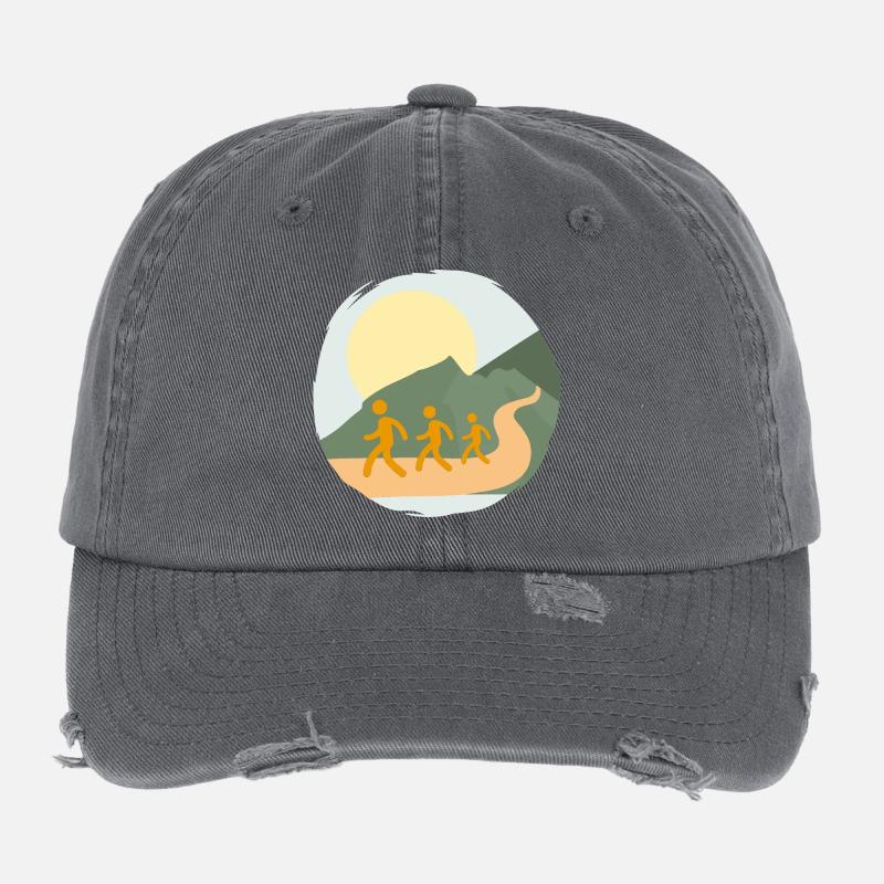 Continuez à marcher Casquette vintage effet usé Flexfit