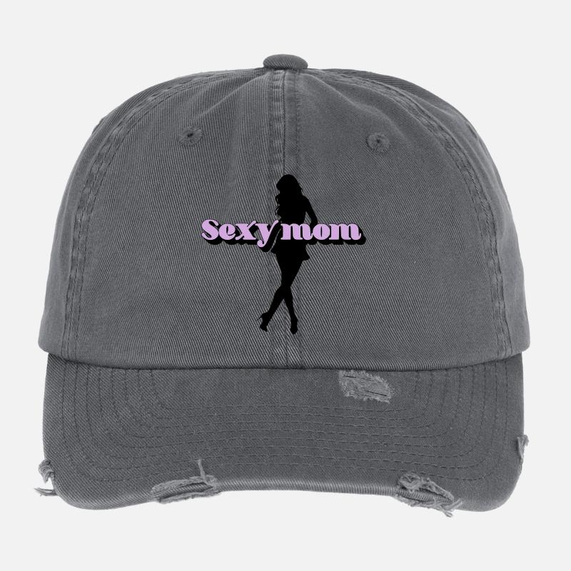 Sexy Mama Flexfit Vintage Destroyed Cap