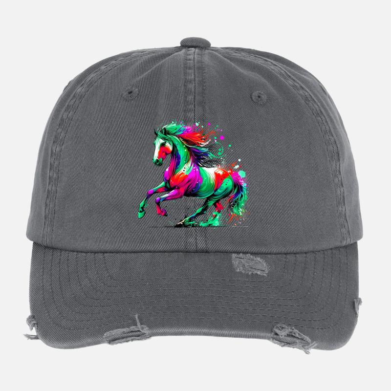 Pferd Flexfit Vintage Destroyed Cap