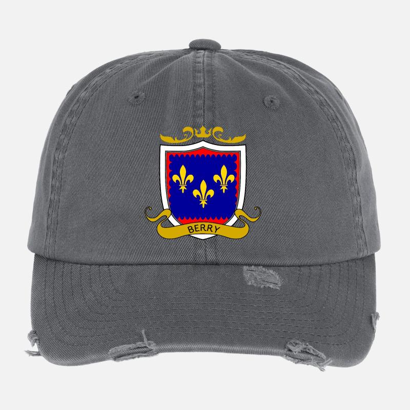Berry Flexfit Vintage Destroyed Cap