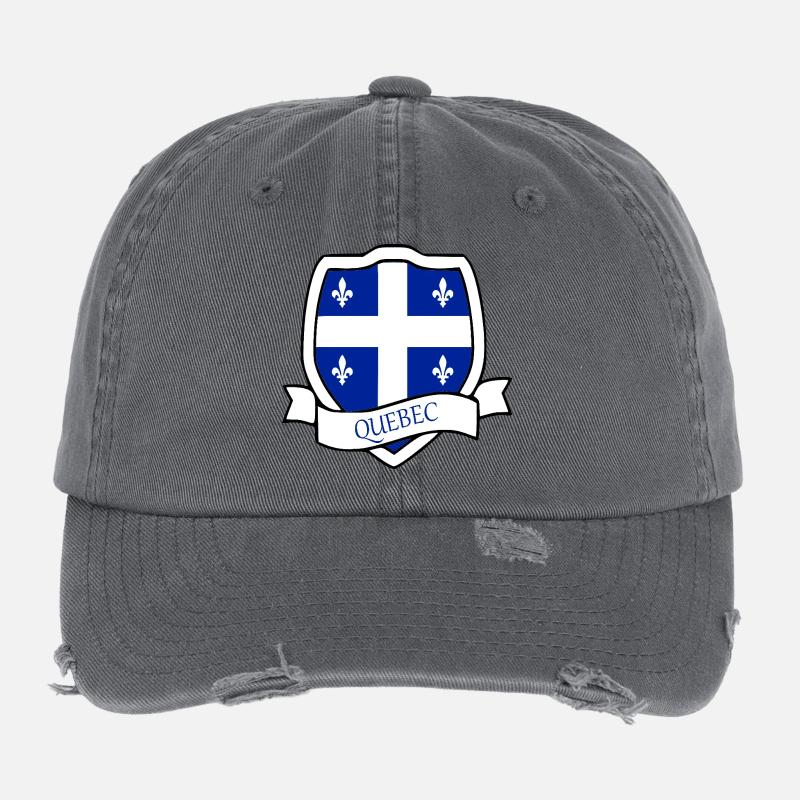 Quebec Flexfit Vintage Destroyed Cap