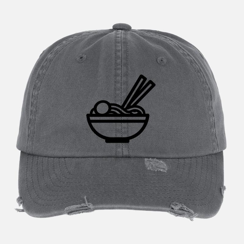 ramen Casquette vintage effet usé Flexfit