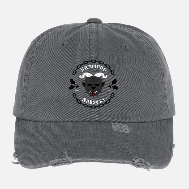 Krampus Nursery  Flexfit Vintage Destroyed Cap