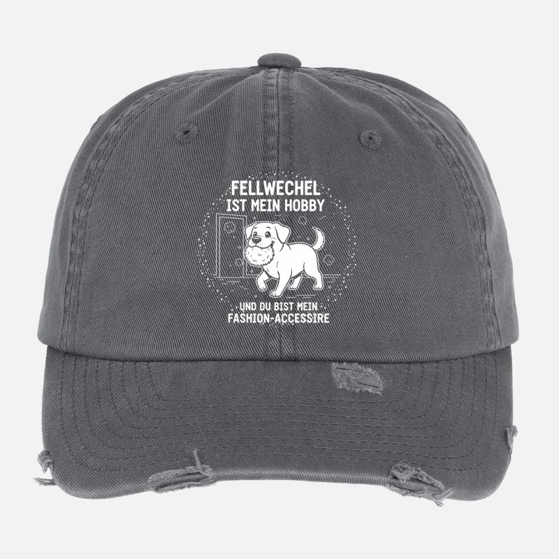 La mue est mon passe-temps Casquette vintage effet usé Flexfit