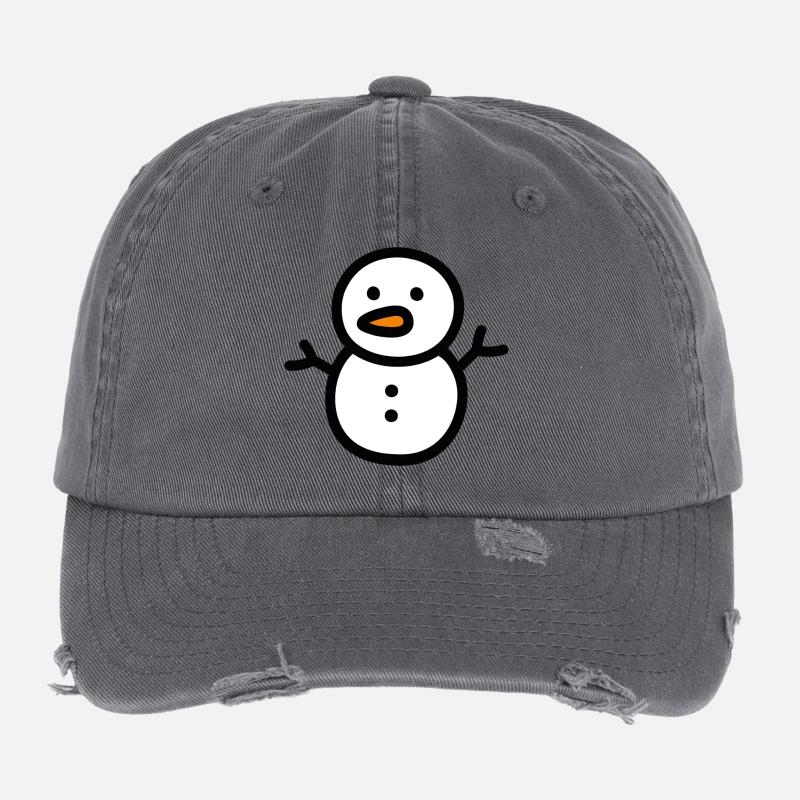 Snowman Flexfit Vintage Destroyed Cap
