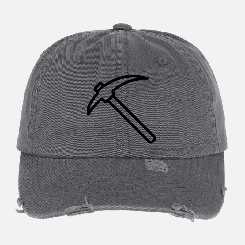 piolet Flexfit Vintage Destroyed Cap