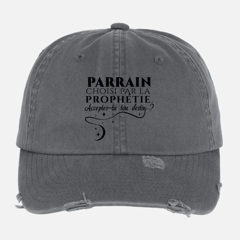 Pate durch Prophezeiung auserwählt Flexfit Vintage Destroyed Cap