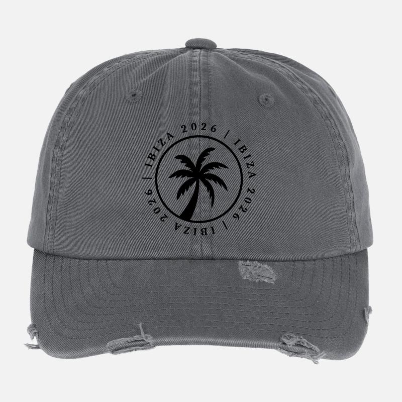 Ibiza 2026 Flexfit Vintage Destroyed Cap