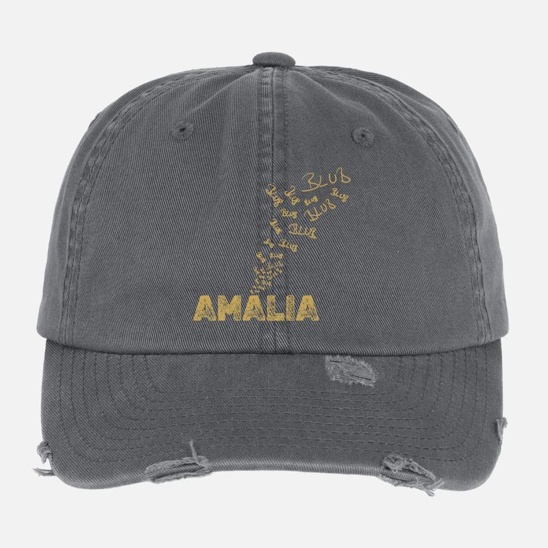 Gift for Amalia Flexfit Vintage Destroyed Cap