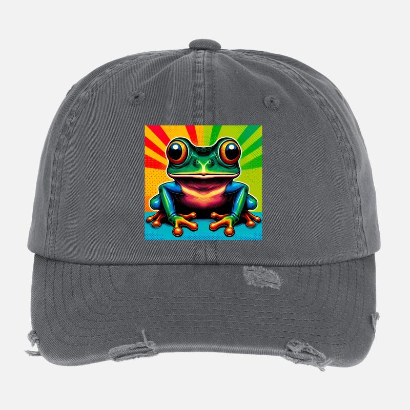 Frosch Flexfit Vintage Destroyed Cap