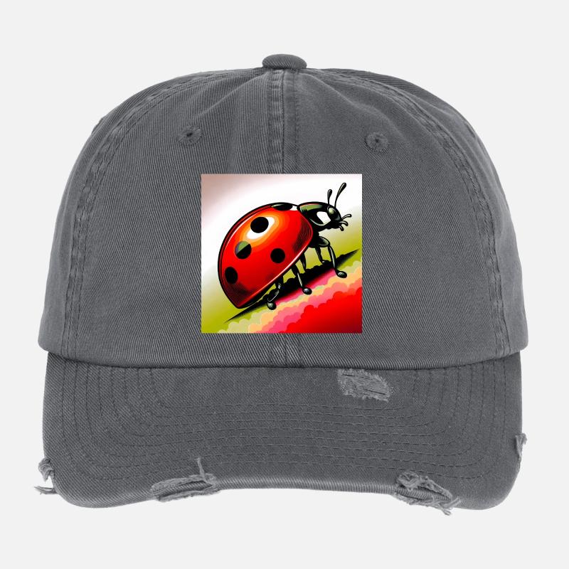 coccinelle Casquette vintage effet usé Flexfit