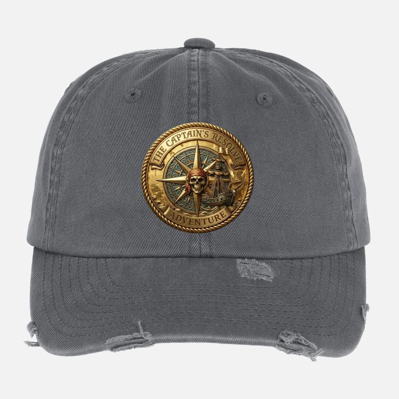 « Pièce de pirate ancienne ancienne »). Casquette vintage effet usé Flexfit