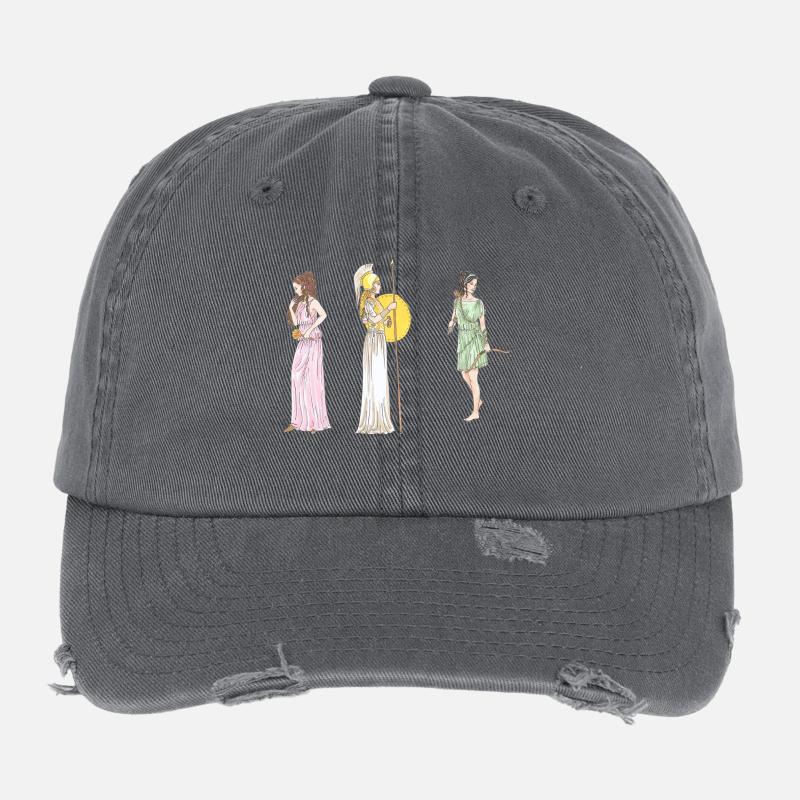 Ancient women Flexfit Vintage Destroyed Cap