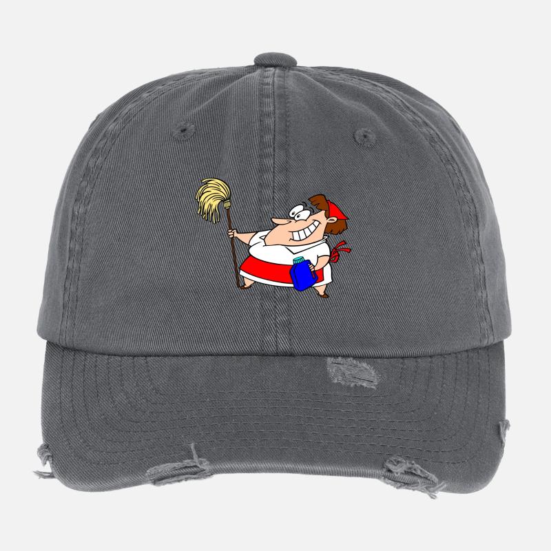 Putzfrau Flexfit Vintage Destroyed Cap