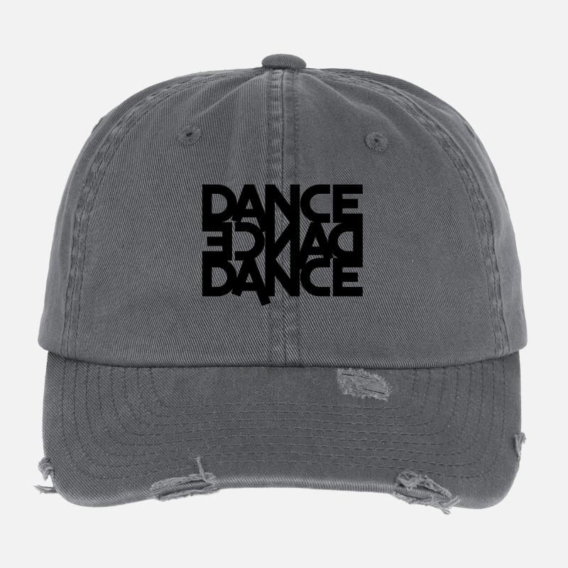 danse danse danse (en arrière) Casquette vintage effet usé Flexfit