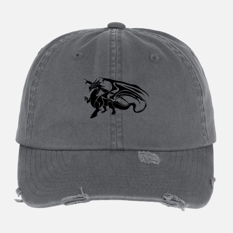 dragon Casquette vintage effet usé Flexfit