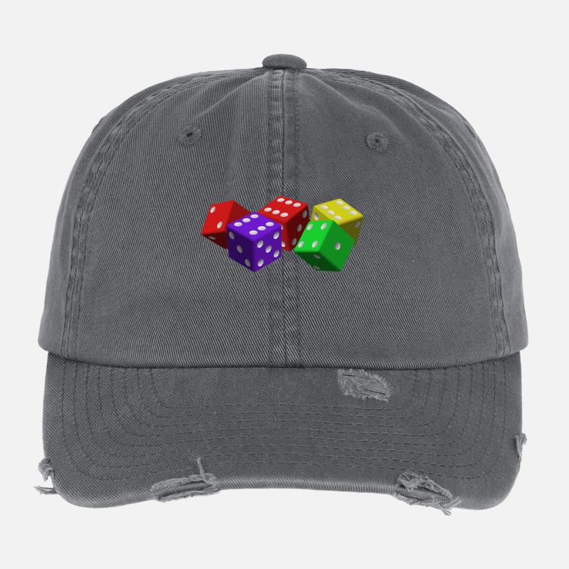 Würfel Flexfit Vintage Destroyed Cap
